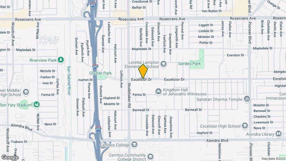 11072 Excelsior Dr Mapa y Detalles de la Ubicación