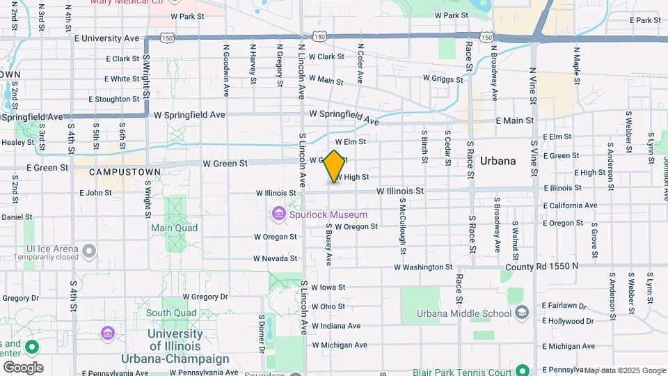 712 W Illinois St Map and Location Details