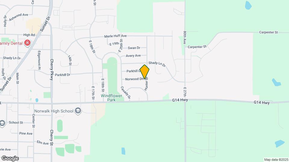 927 Hunter Dr Map and Location Details