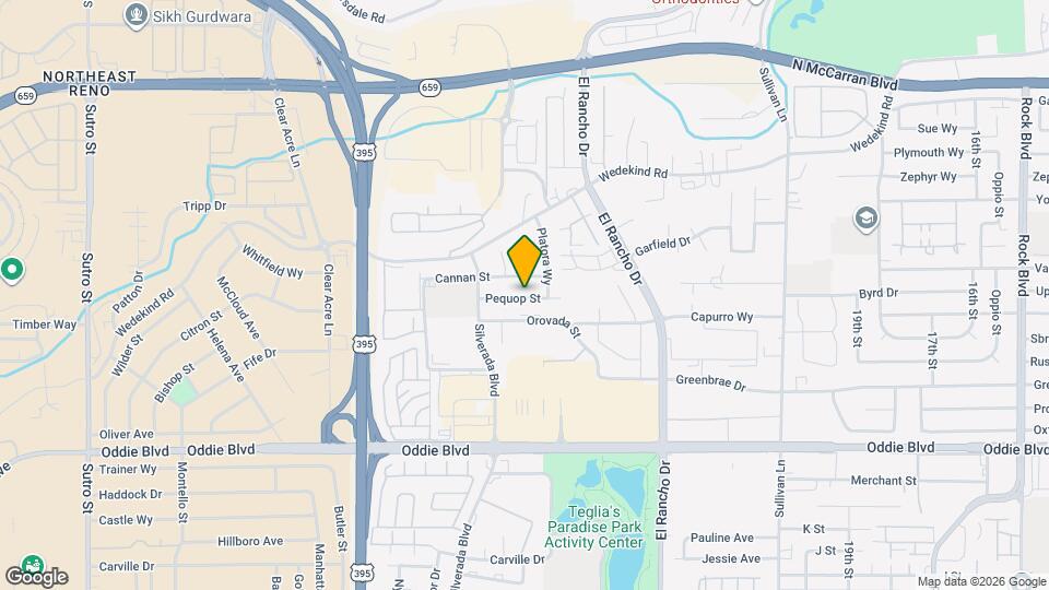 2565 Pequop St Map and Location Details