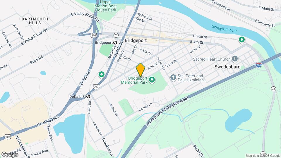 723 Grove St, Unit 1 Map and Location Details