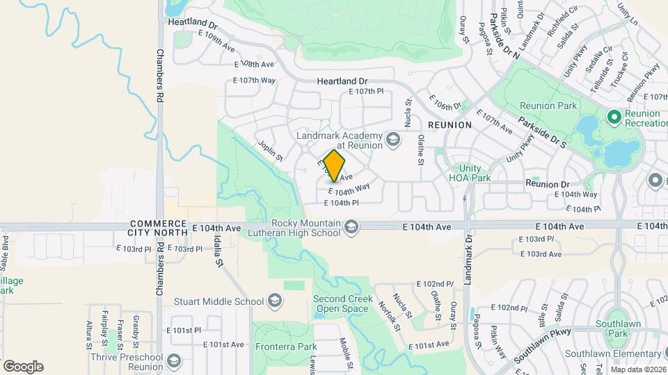 16183 E 104th Way Map and Location Details