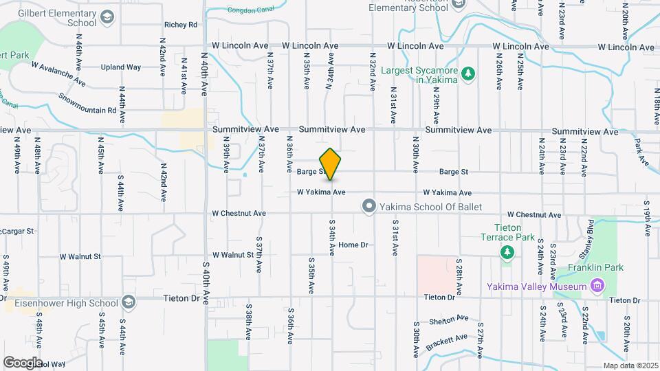 3401 W Yakima Ave Map and Location Details