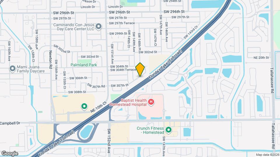 14860 SW 307th St Map and Location Details