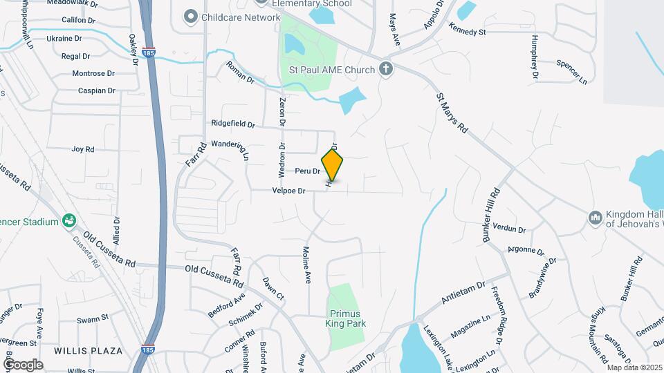 922 Hardegree Dr Map and Location Details