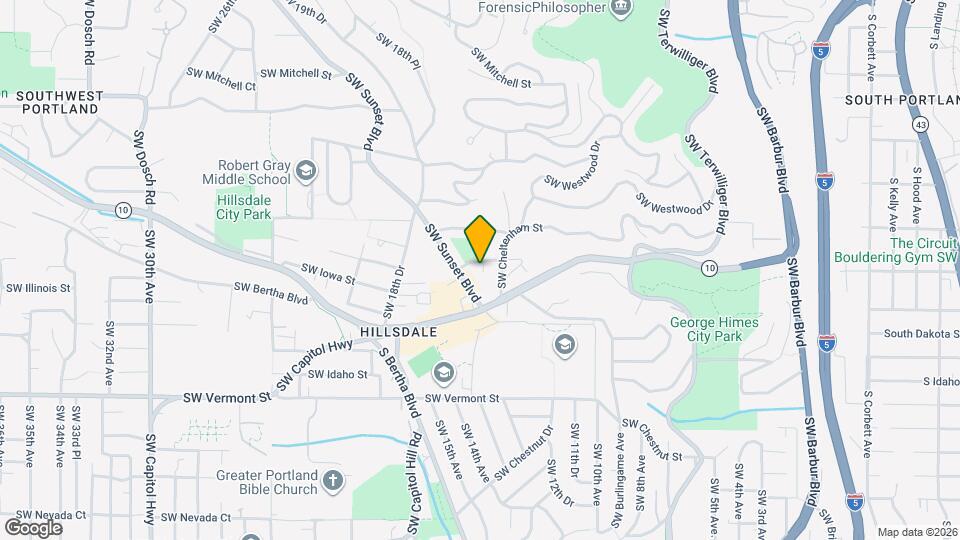 1520 SW Dewitt St Map and Location Details