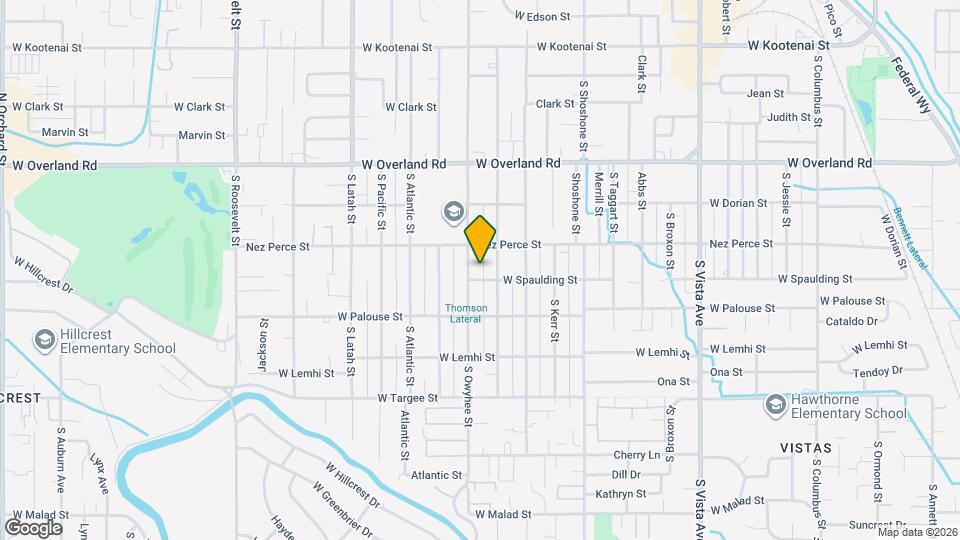 1822 S Owyhee St Map and Location Details