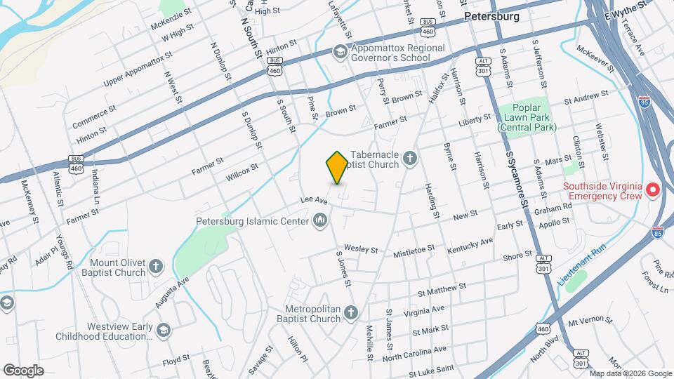 620 Carter St Mapa y Detalles de la Ubicación