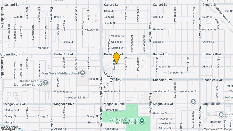 14346 Killion St Mapa y Detalles de la Ubicación