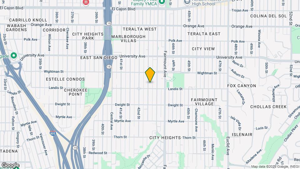 3717 Van Dyke Ave Map and Location Details