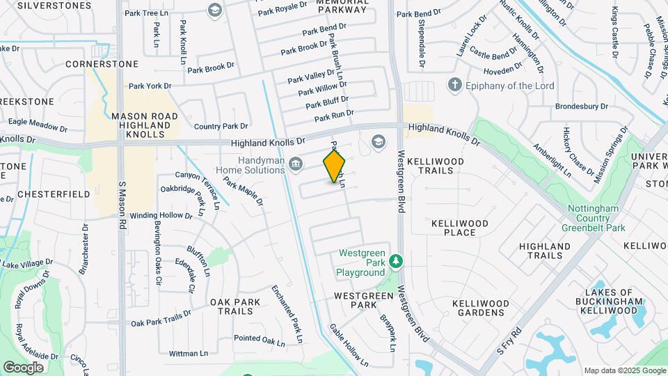 21410 Park Post Ln Map and Location Details