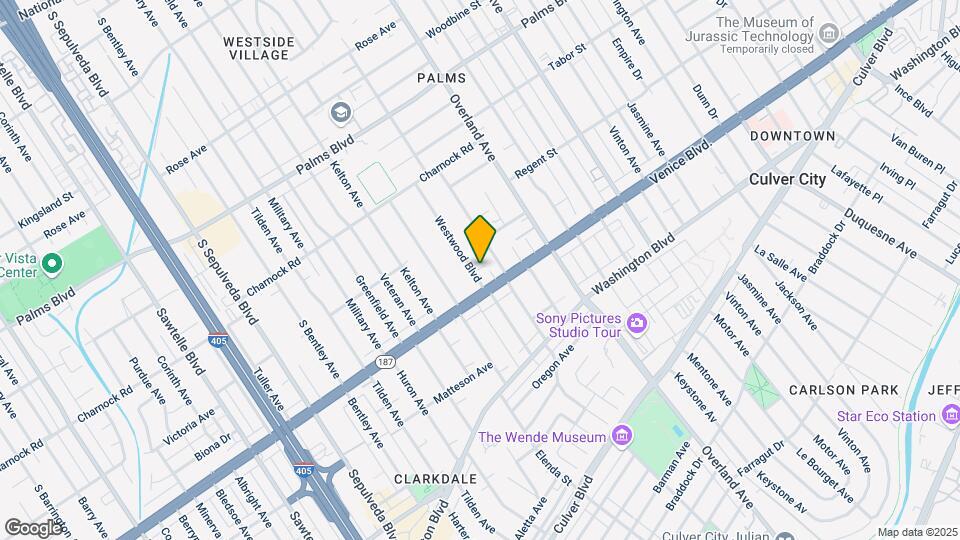 3756 Westwood Blvd Map and Location Details