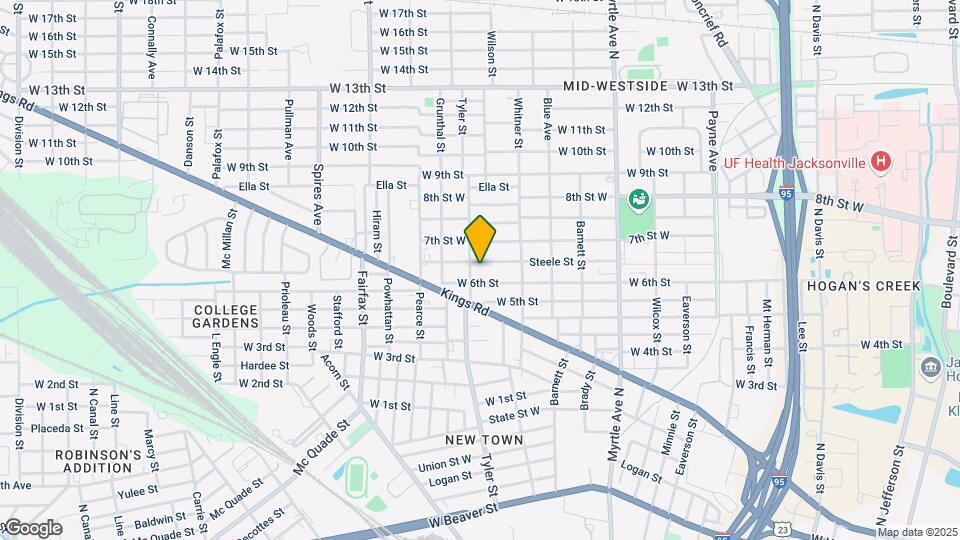 1574 Steele St Map and Location Details