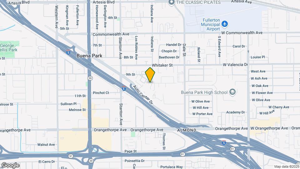 8220 California St Mapa y Detalles de la Ubicación