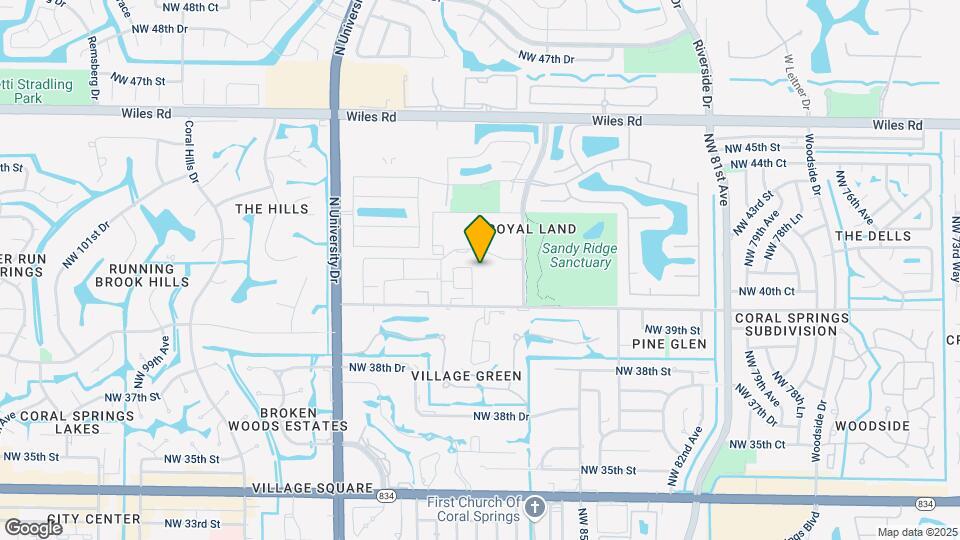 4121 NW 88th Ave Map and Location Details