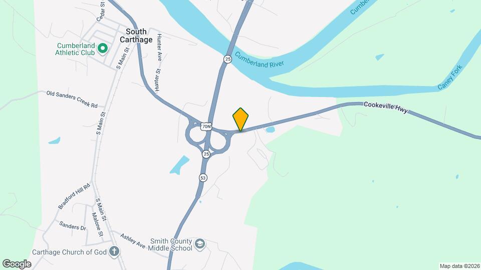 124 Cookeville Hwy Mapa y Detalles de la Ubicación
