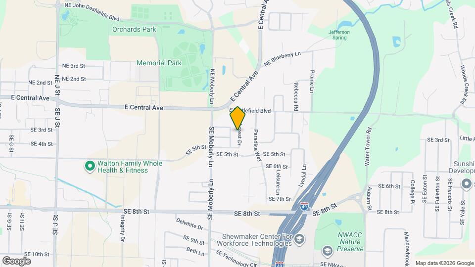 306 Parkcrest Dr Mapa y Detalles de la Ubicación