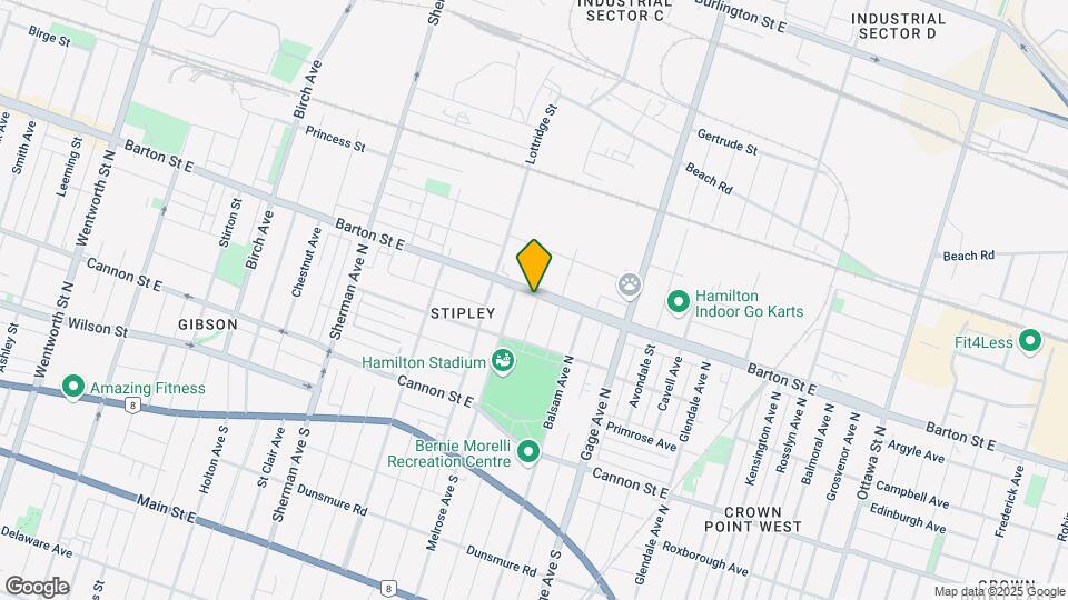 166 Prospect St Map and Location Details