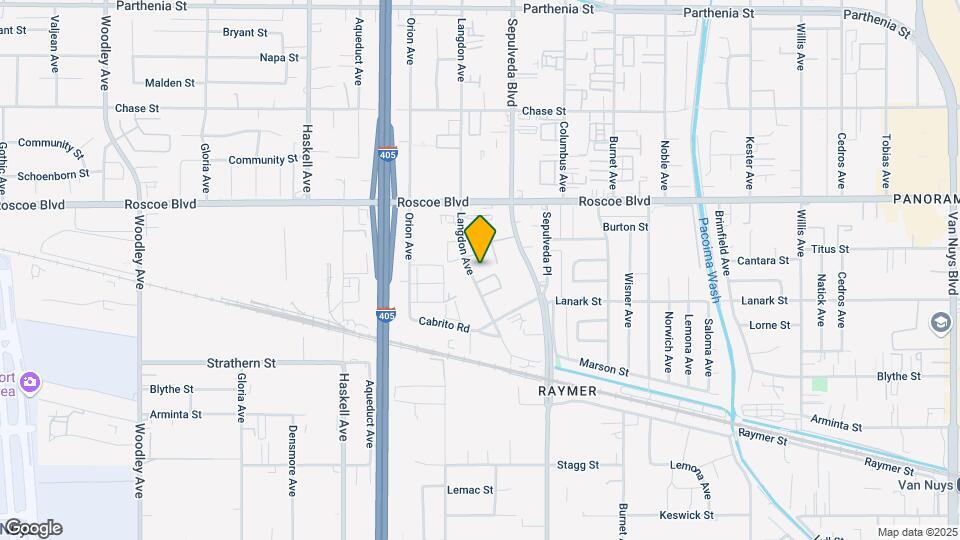 8140 Langdon Ave Map and Location Details