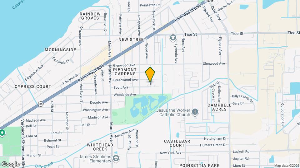 719 Burdick Ave Map and Location Details