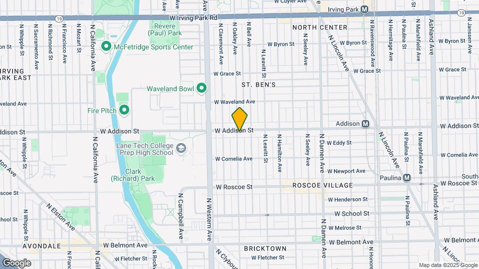 2259 W Addison St Map and Location Details