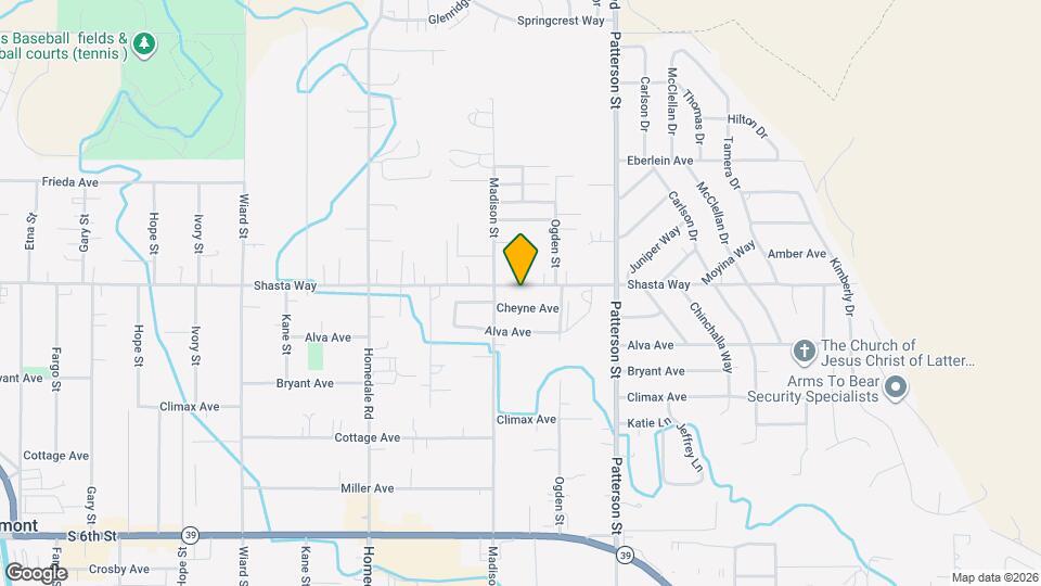 5858 Shasta Way Mapa y Detalles de la Ubicación