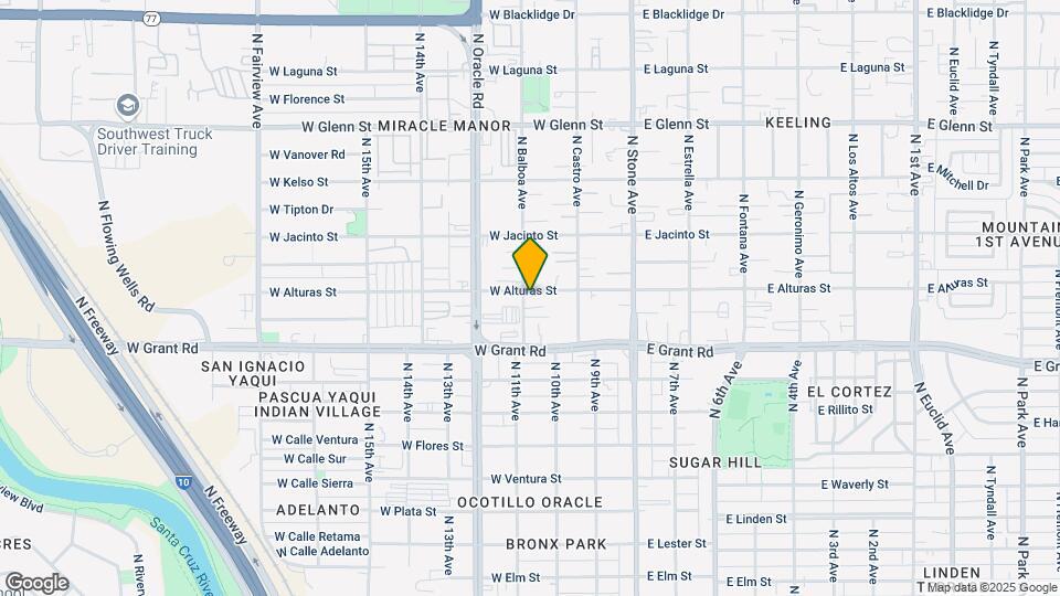 2460 N Balboa Ave Map and Location Details