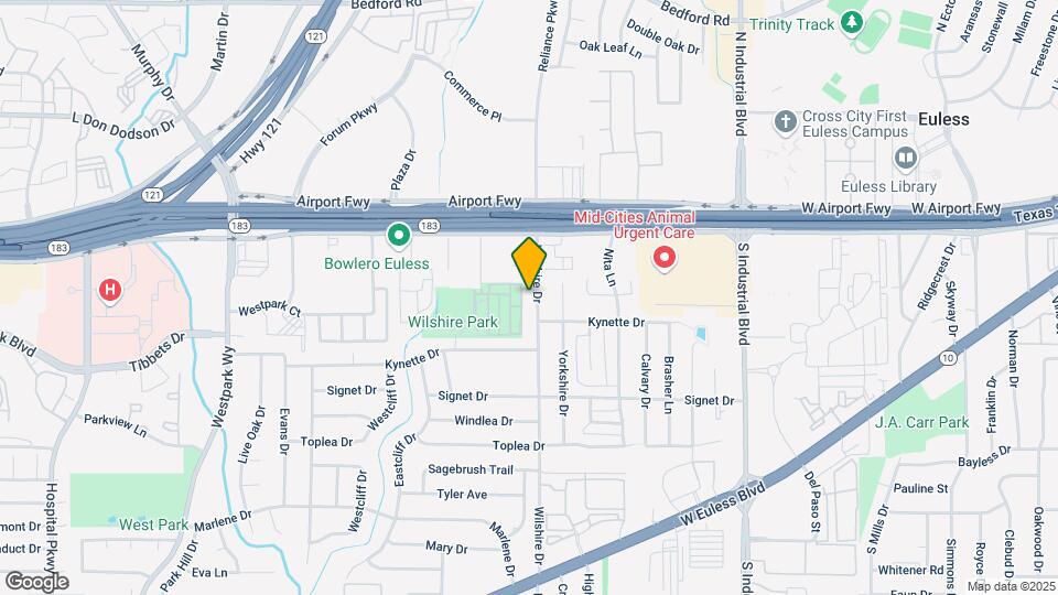 206 Wilshire Dr Map and Location Details