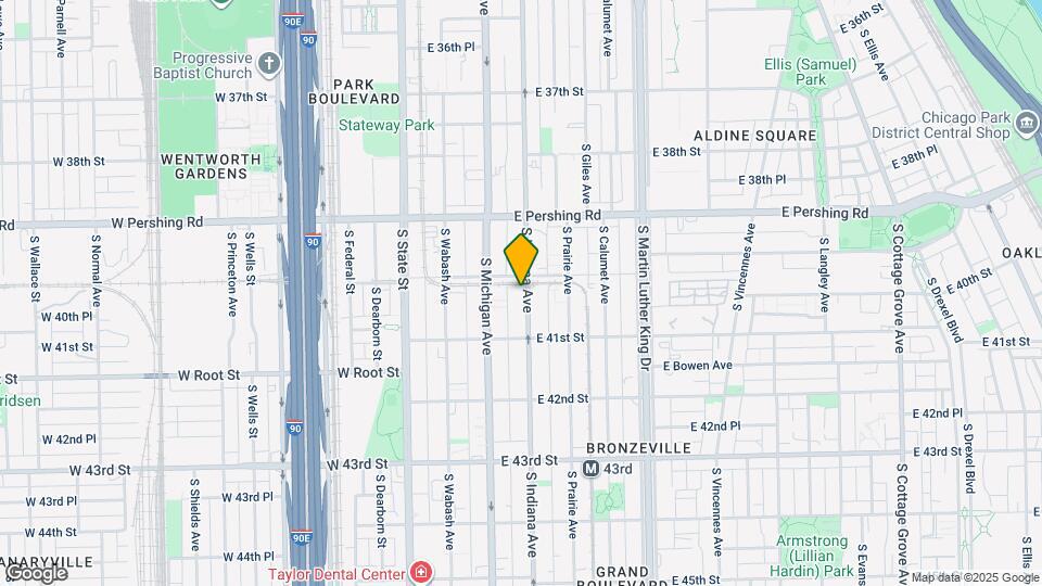 4012 S Indiana Ave Map and Location Details