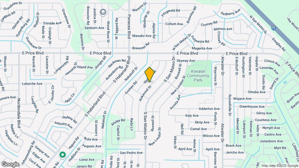 1401 Kirkwood St Mapa y Detalles de la Ubicación