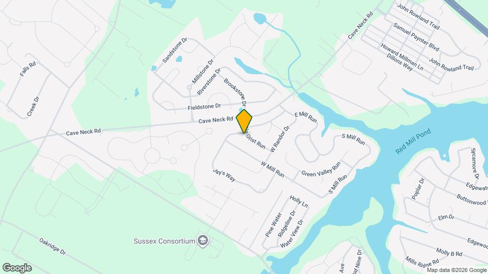 16832 Ole Grist Run Map and Location Details