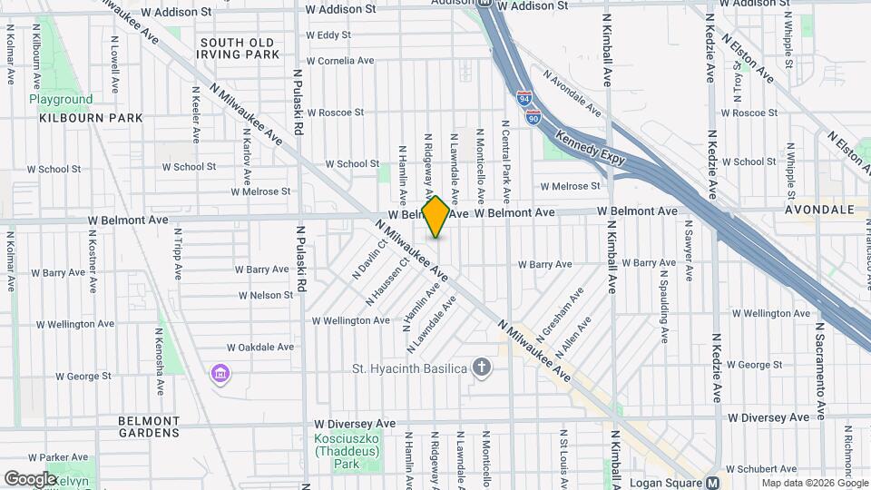 3136 N Ridgeway Ave, Unit 002 Mapa y Detalles de la Ubicación