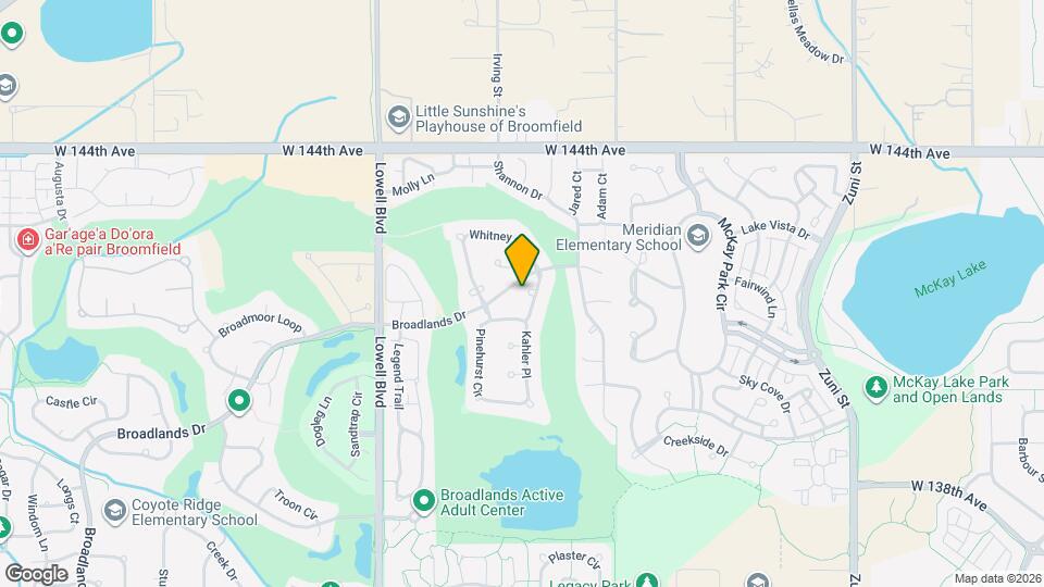 14177 Kahler Pl Map and Location Details