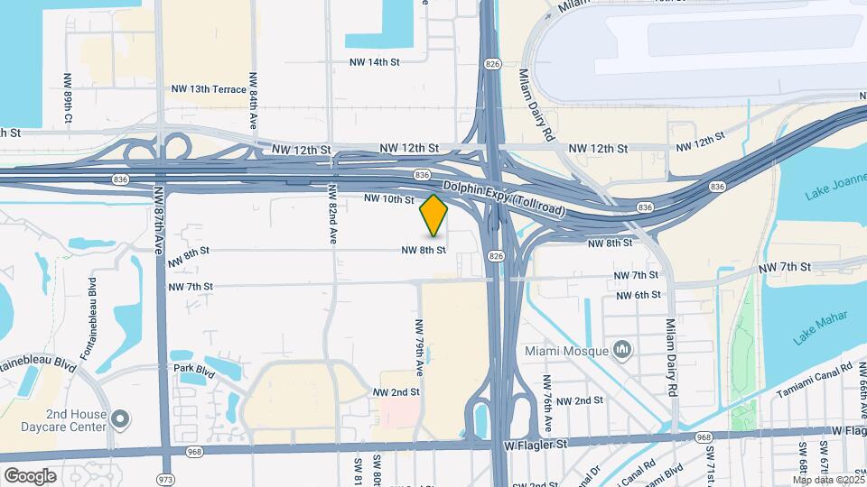 7915 NW 8th St Map and Location Details