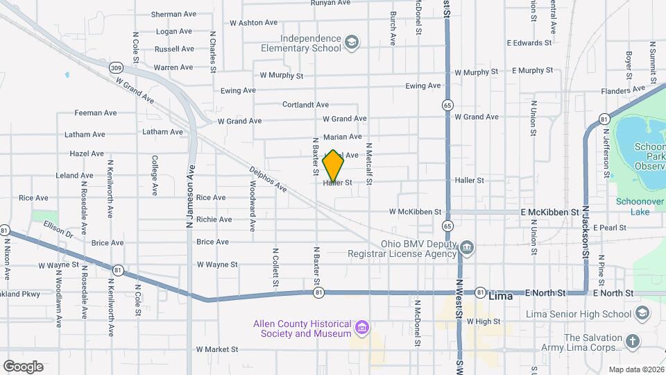 555 Haller St Map and Location Details