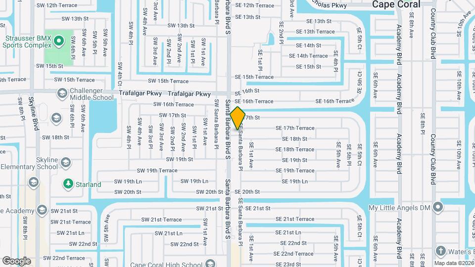 1720 SE Santa Barbara Pl Map and Location Details