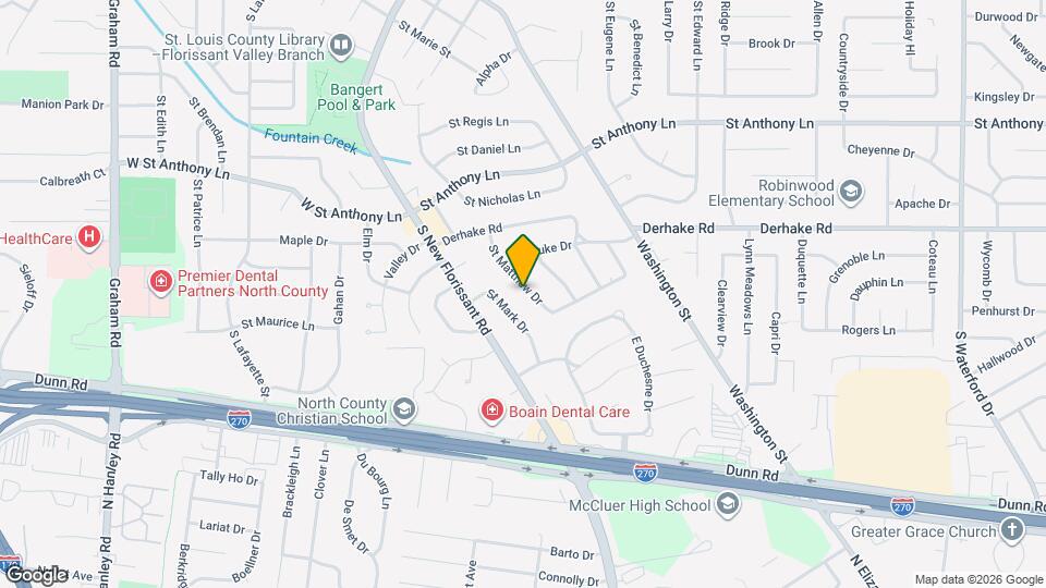 1185 St Matthew Dr Map and Location Details