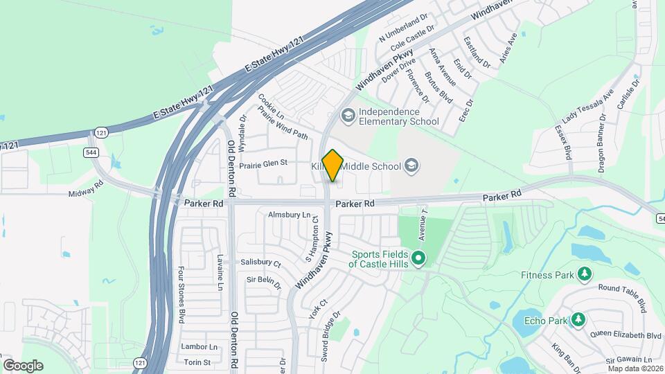 708 Treaty Oak Dr Map and Location Details