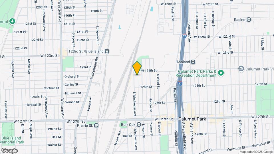12419-12421 S Winchester Ave Mapa y Detalles de la Ubicación