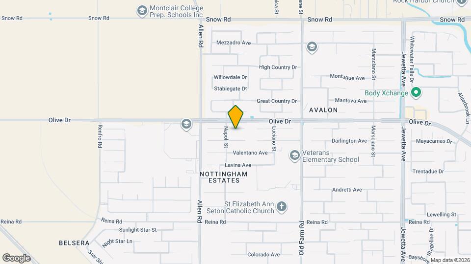 12607 Spoleto Ave Map and Location Details