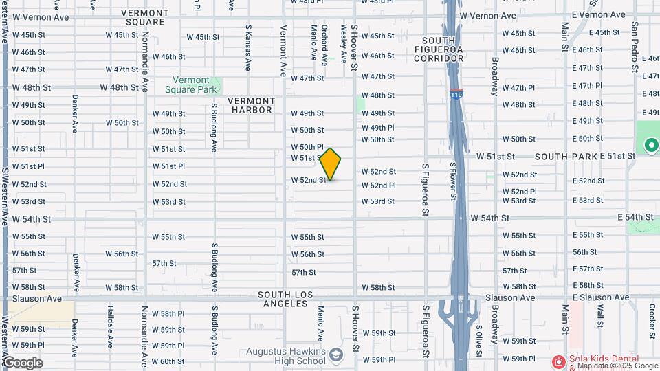 844 W 52nd St Map and Location Details