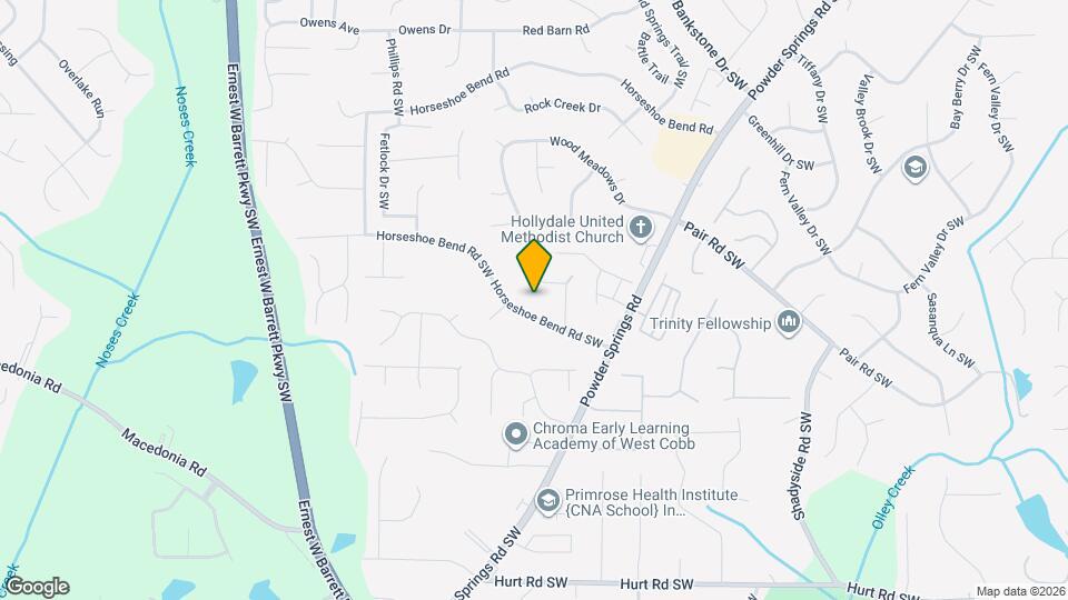 2901 Horseshoe Bend Rd SW Map and Location Details