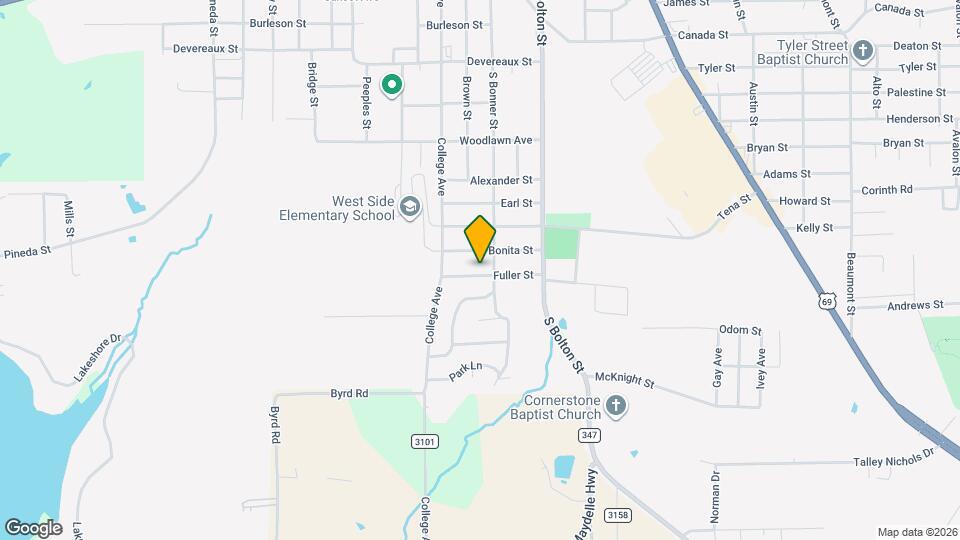 206 Fuller St Map and Location Details