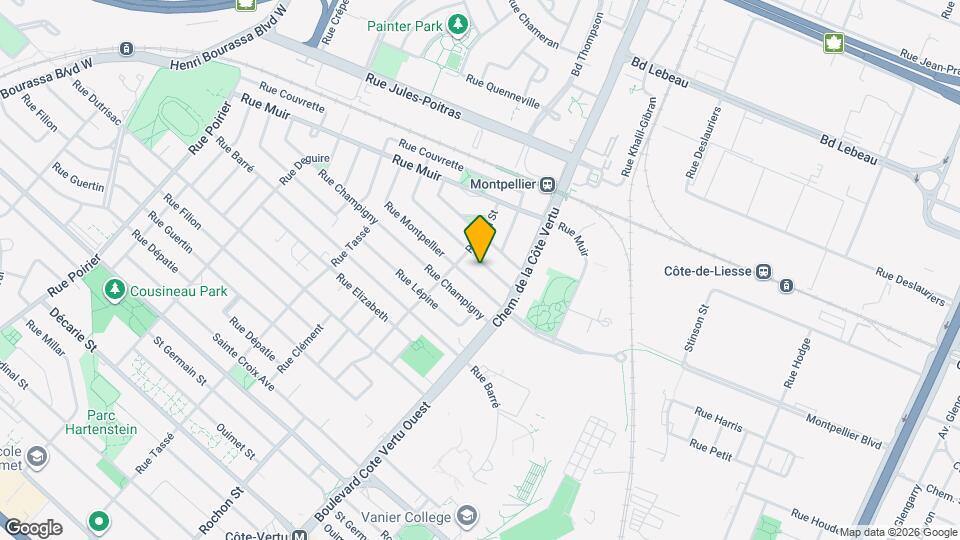 1150-1156 Raimbault Rue Map and Location Details