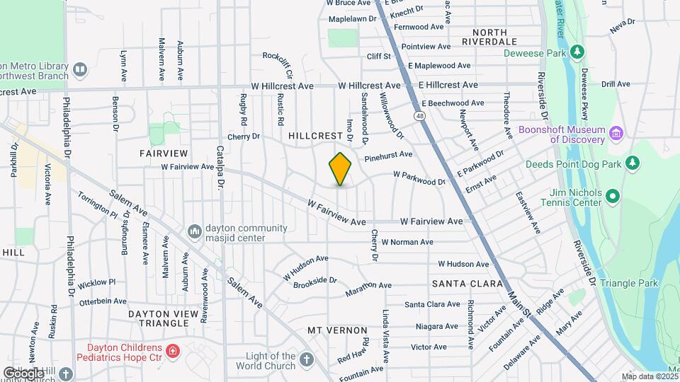 344 W Parkwood Dr Map and Location Details