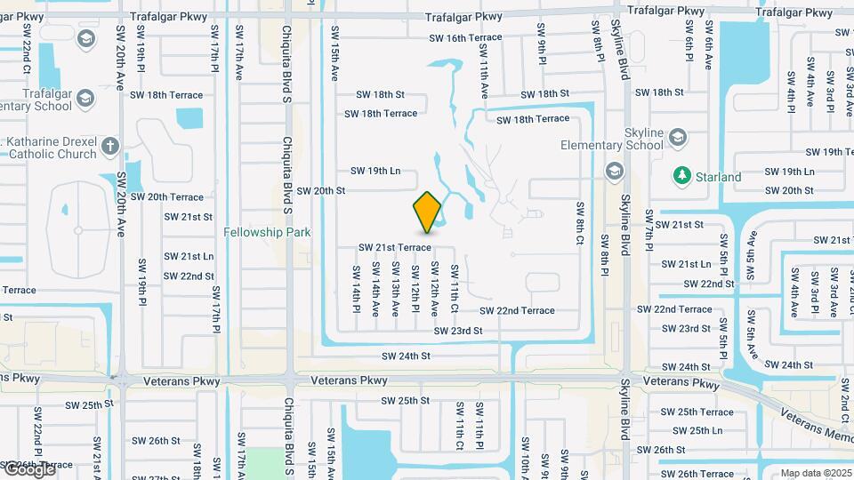 1205 SW 21st Terrace Map and Location Details