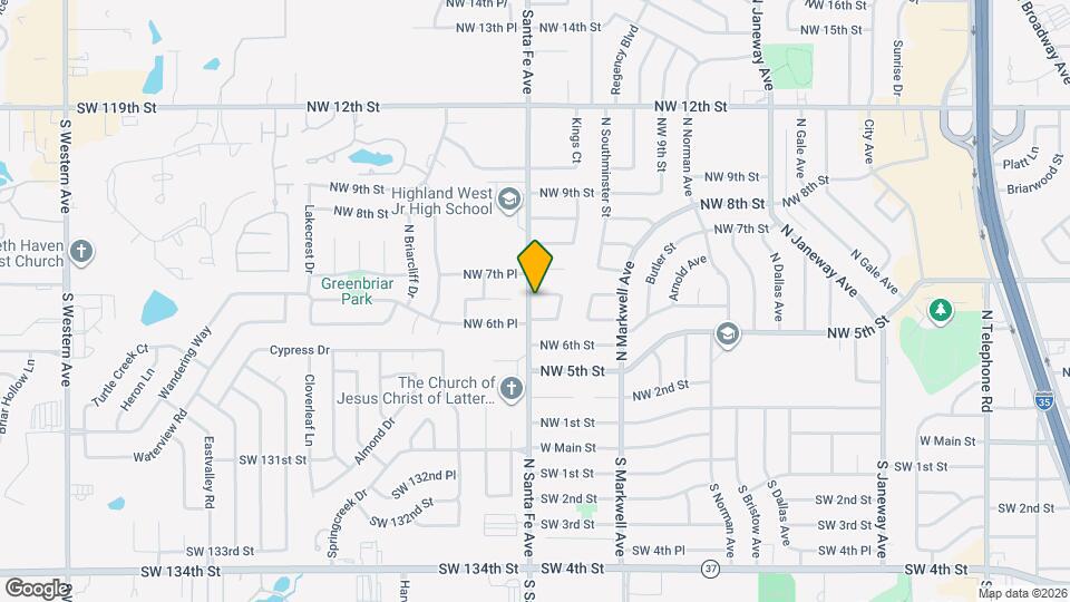 1064 NW 7th St Map and Location Details