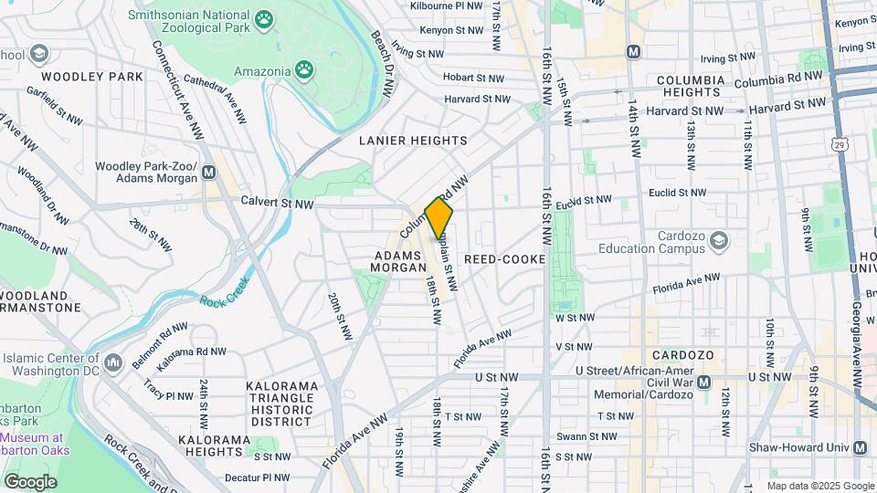 2370 Champlain St NW Map and Location Details