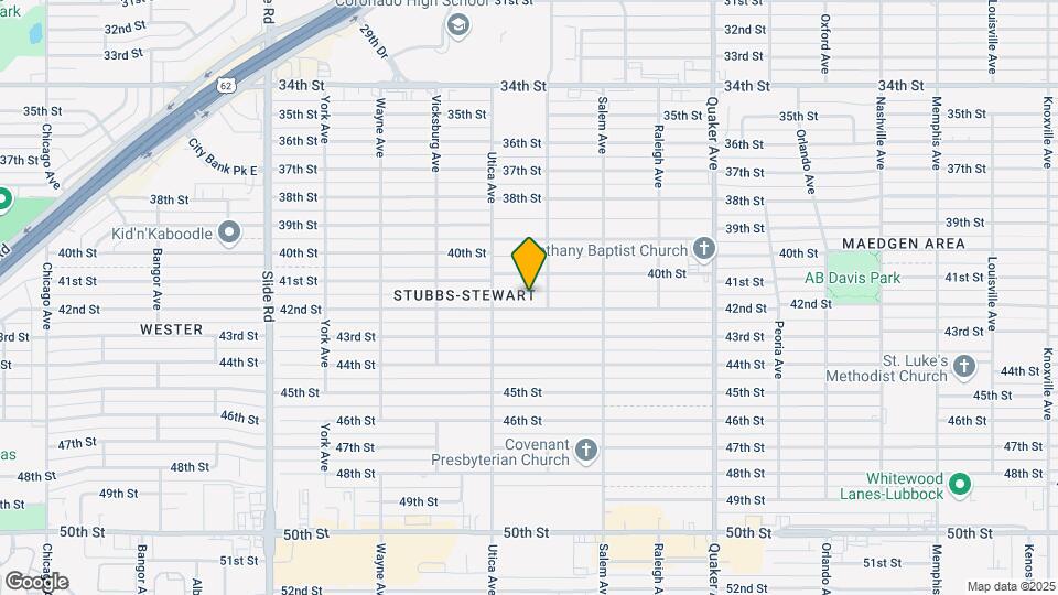 4706 42nd St Map and Location Details