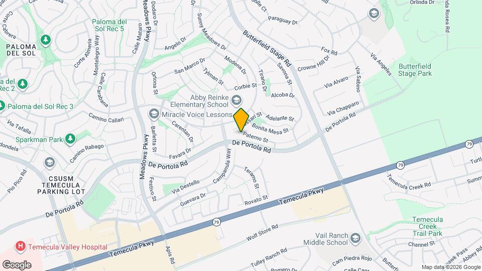 32815 Paterno St Map and Location Details